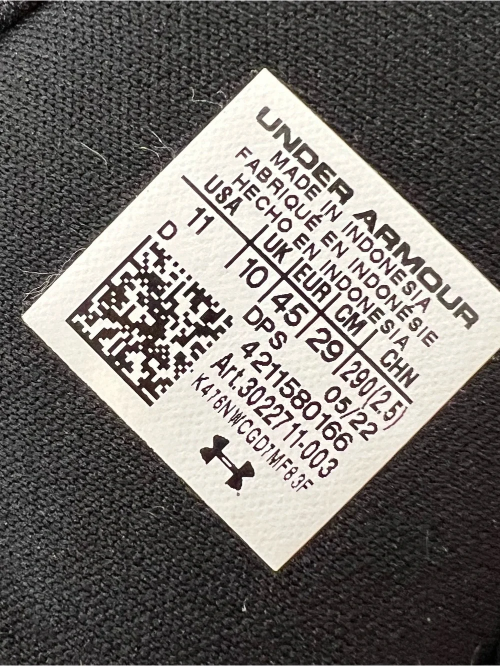 Under Armour Slides Mens 11 Slip On Shoe